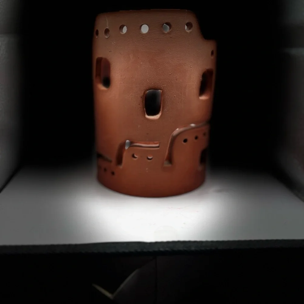 Terracotta Candle Holder